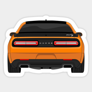 HELLCAT REAR ORANGE Sticker